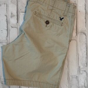 American Eagle Outfitters Khaki Flat Front Shorts